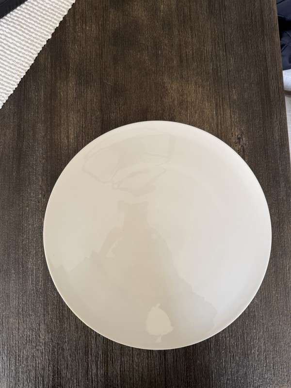 White Glossy Ceramic Round Pedestal Cake Stand, 1 Tier, 10 in Diameter gallery