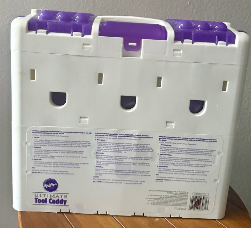WILTON Ultimate Cake Decorating Set Tool Kit Caddy Storage Box w/A Few Supplies gallery