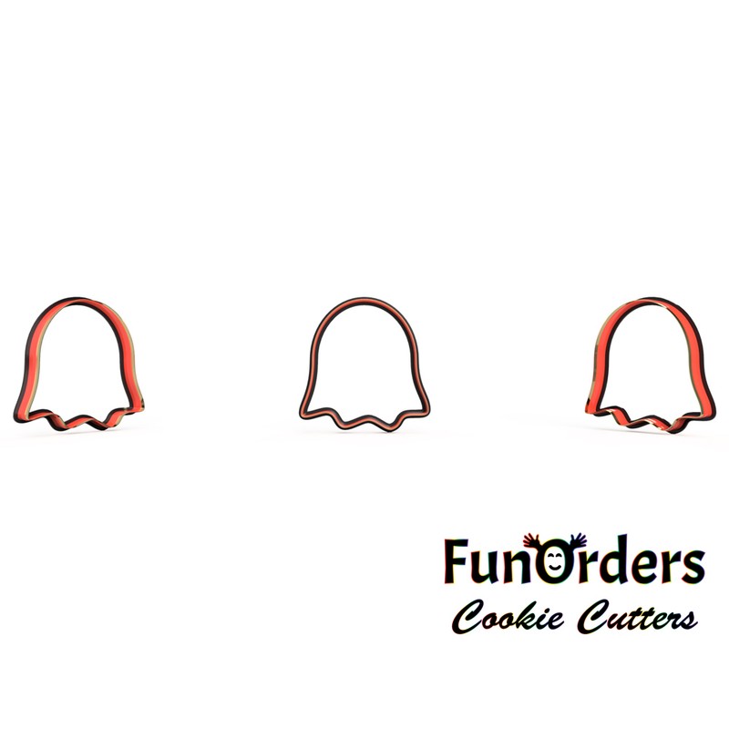 Ghost Cookie Cutter - 3D Printed - Bakery Cookie Cutter - Halloween - FunOrders gallery