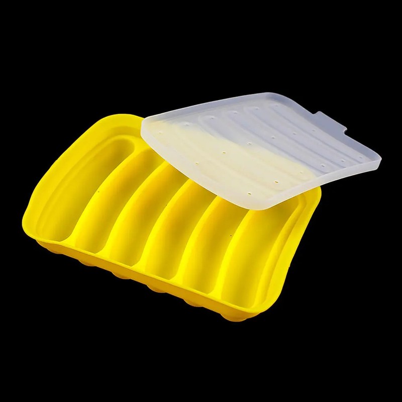 Silicone Sausage Mold with Lid Baby Food Ham Hot Dog Baking Kitchen Tool gallery