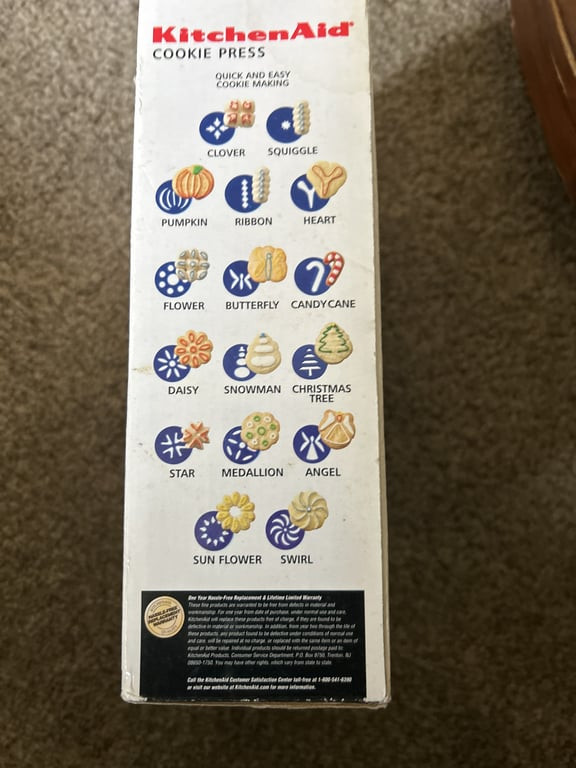 KitchenAid 16 Disc Designs Cookie Press gallery
