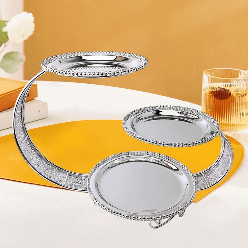 Cake Stand Rack 3 Tiers Cake Shelf Cupcake Stand Fruit Plate Holder for Festival