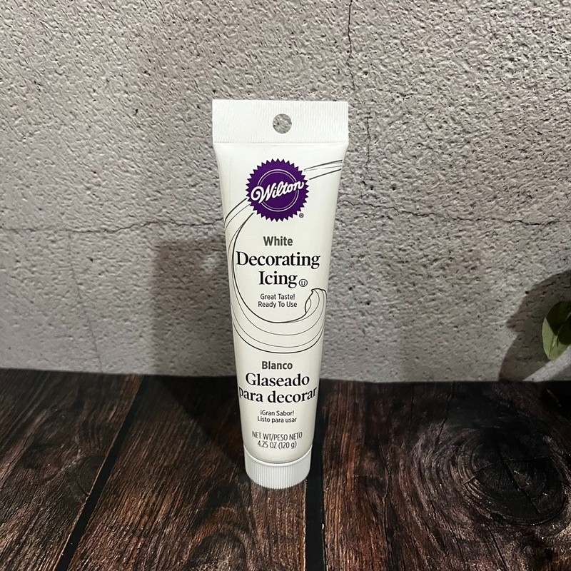 New Wilton White Decorating Icing Tube 4.25 oz Glaseado para decorar