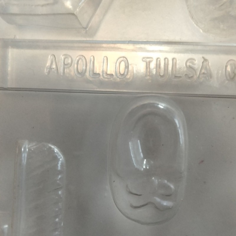 Apollo Baby Shower Candy Mold 3162 chocolate pacifier booties bassinette gallery