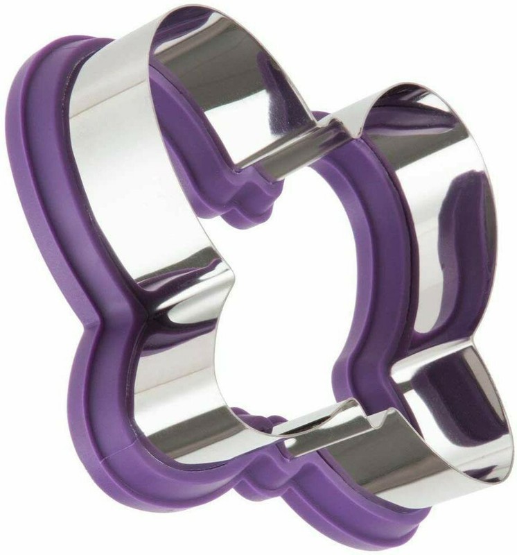 New Wilton Comfort Grip Large Butterfly Cookie Cutter Purple Spring Tea Sandwich gallery
