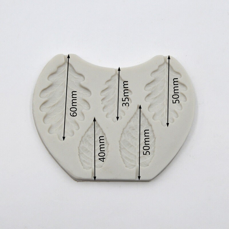 Leaf Cake Silicone Mould Plant Tree Flower Leave Fondant Baking Decor Craft Mold gallery