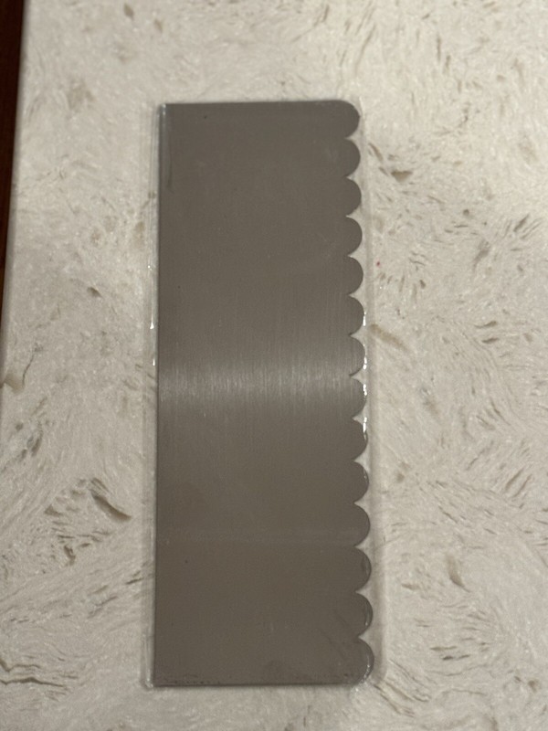 2pack- Cake decorating tool, Textured Cake Comb