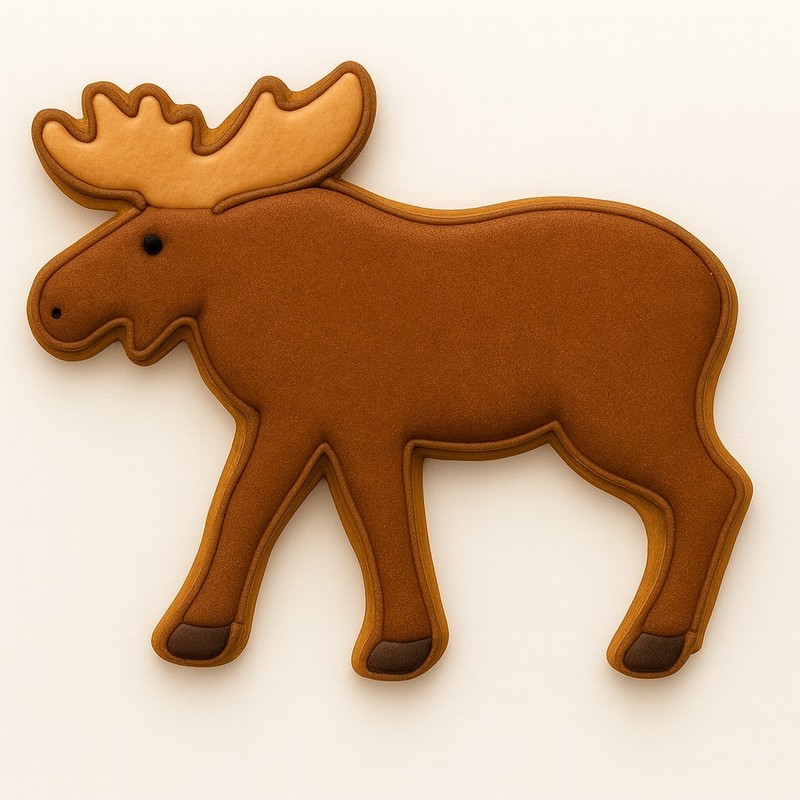 Moose 5'' Cookie Cutter Cabin Theme Metal gallery