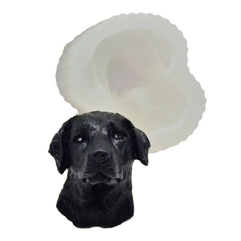 Wax Mould Labrador Chocolate Mold Candle Baking Cake Silicone Dog Soap Fondant gallery