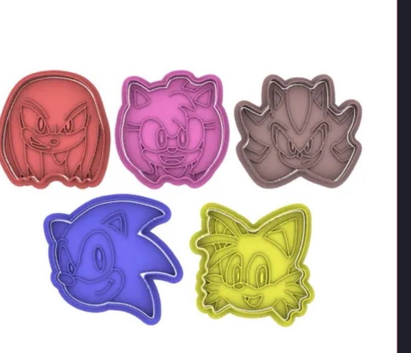 Sonic Cookie Cutter Set