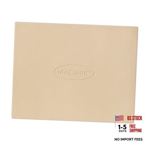 Pizza Stone for Oven and Grill, Rectangular Baking Pan 15 Inch x 12 15″ x 12″