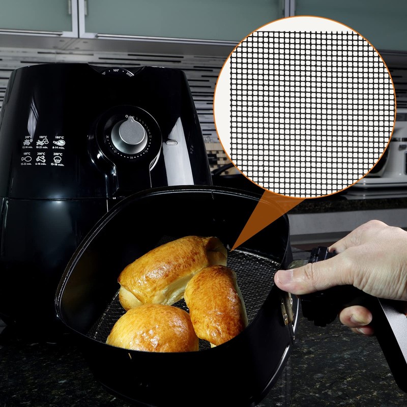 Yetene 6 Pack Reusable Liners for Toaster Oven Non Stick 9 x 11 Inch, Black gallery