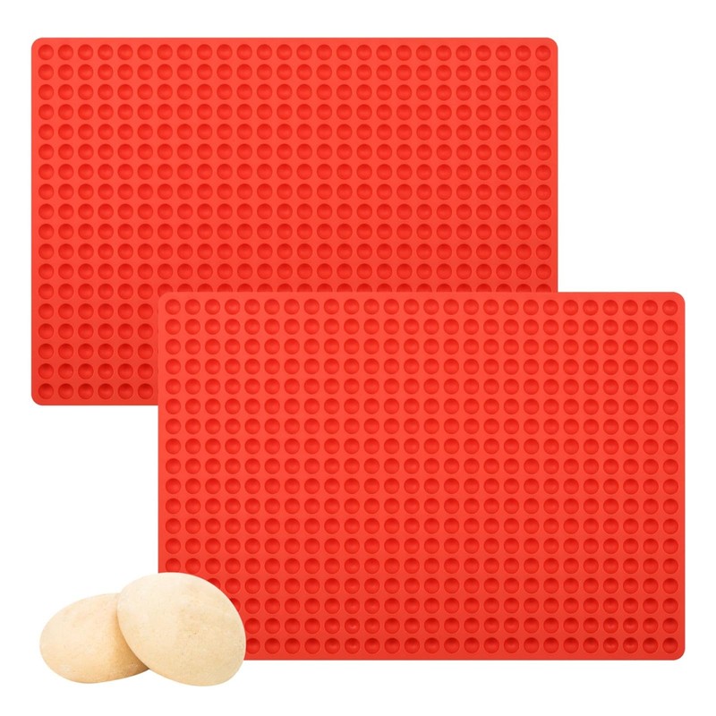 Moldes de silicona redondos pequeños de 468 cavidades, molde para chocolate