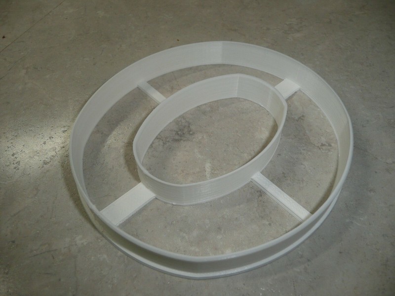 LETTER O 4 INCH UPPERCASE CAPITAL BLOCK FONT COOKIE CUTTER USA PR4228 gallery