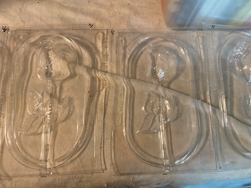 2 Make n Mold Candy Mold Rose pops, rose heart bouquet mix and 5 rose pops molds gallery