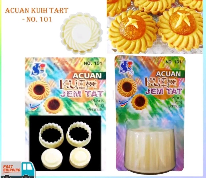 5 SET malaysia Pineapple Tart Jam Cookies Cutter Marmalade Linzer Christmas Mold gallery