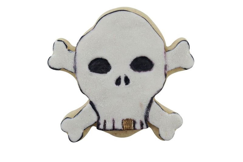 Black Cat, Skull n Bones Witch, Beaker Cookie Cutter Halloween Set 4pc gallery