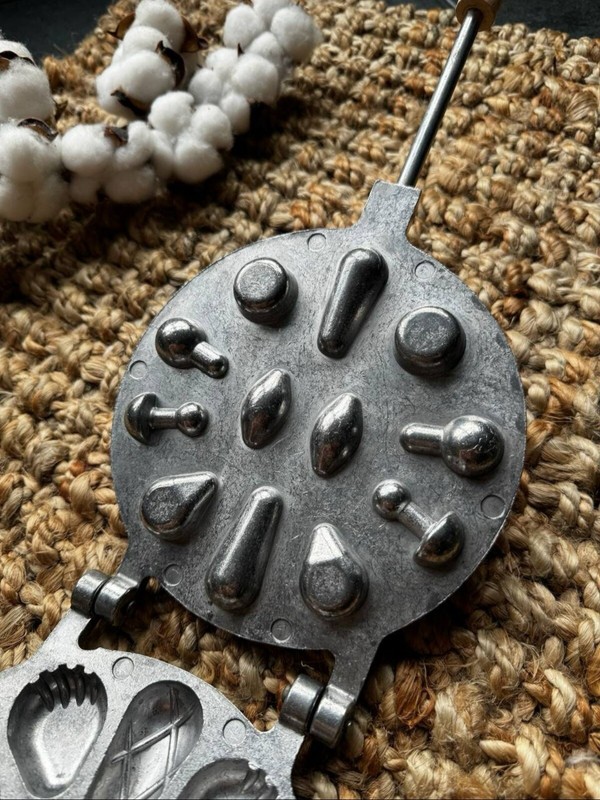 Form for baking nuts with a nut filling. Cookie by cutter. Made in Ukraine gallery