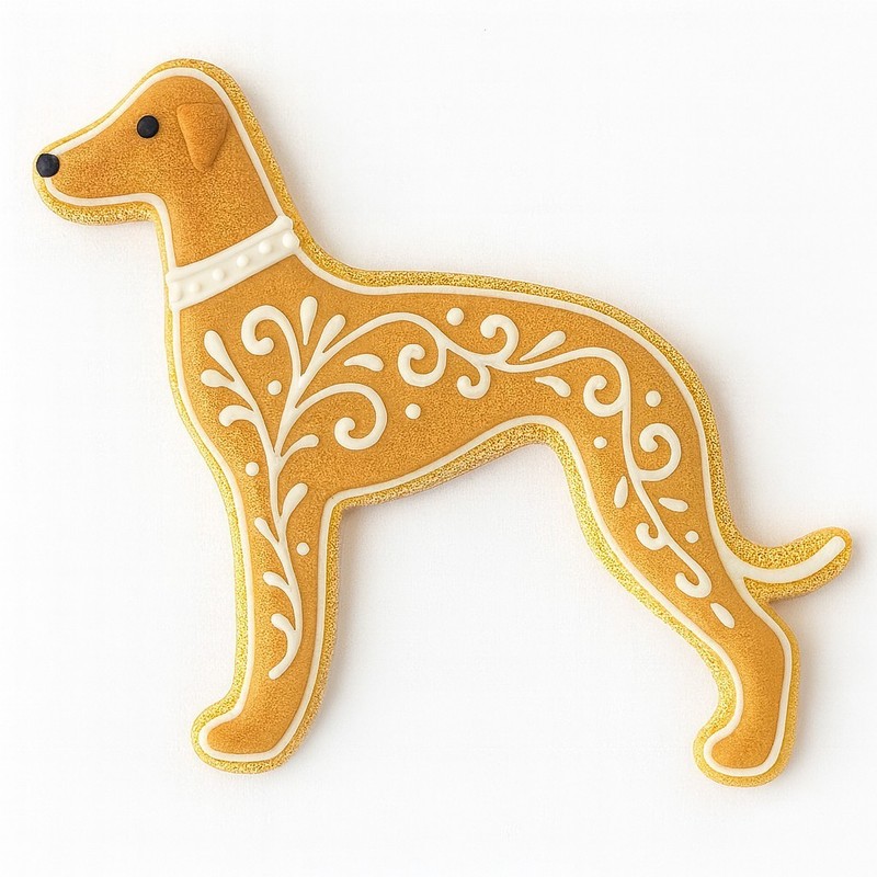Greyhound Dog 4.5'' Cookie Cutter Metal Pet Animal Shelter Treats gallery