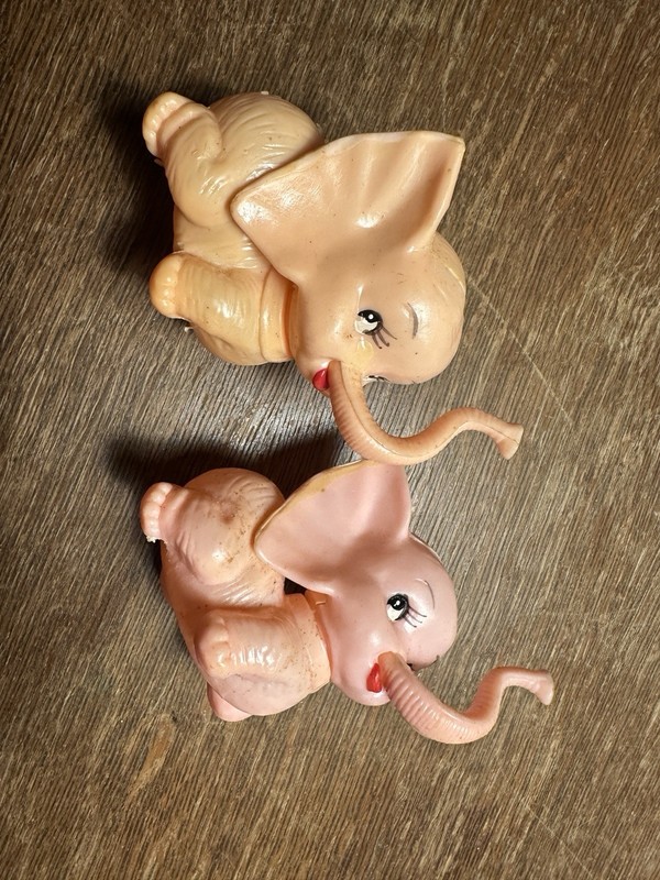 Rare Vintage 60s 70s Cake Topper Lot Wilton Elephant People Christmas Easter Etc gallery