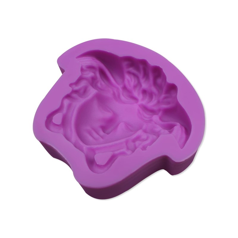 Medusa Fondant Molds, Mythology Goddess Chocolate Baking Mold, XL, Purple gallery