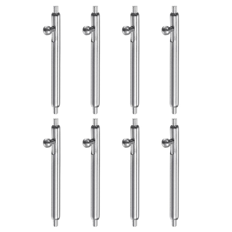8pcs for Quick Bar Spring 17mm Width 1.5mm Diam Stainless Steel for Watch