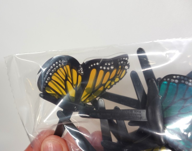 DecoPac Butterfly cupcake picks, 12 ct / butterflies / spring / birthday / NEW gallery