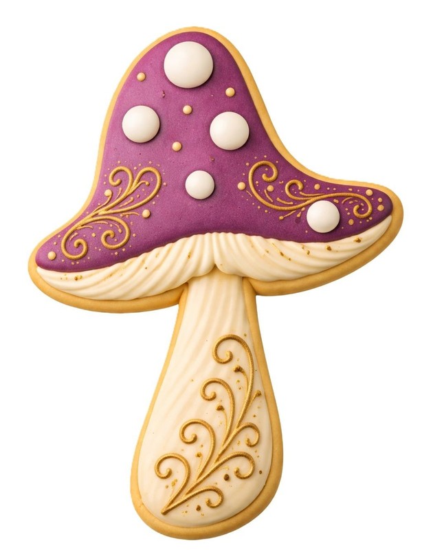 Shitake Mushroom 3.25'' Cookie Cutter Metal Whimsical Woodland Farmers Market gallery