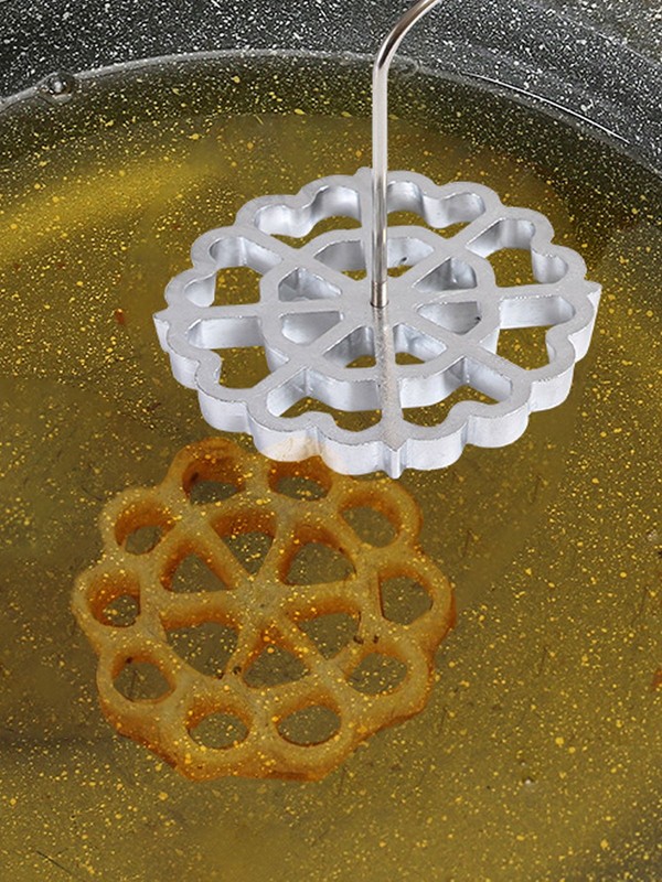 Bunuelos Mold with Handle, Funnel Cake Maker Cooking Stamp Maker Kit TL gallery