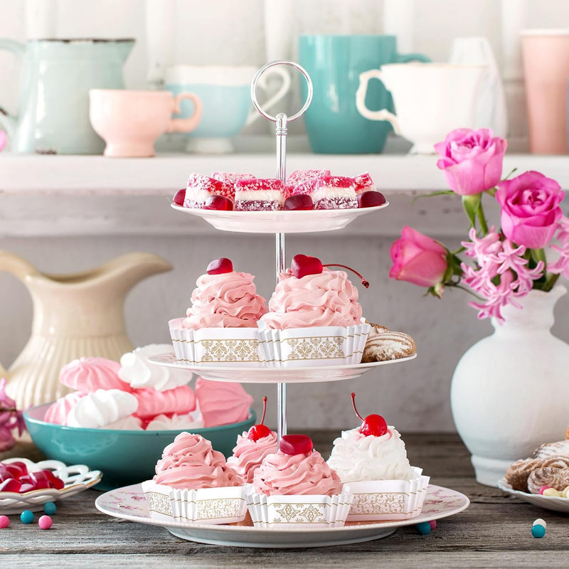 300 Pcs Square Cupcake Liners 2.36 Inches Dessert Liner Paper Square Baking Cups gallery