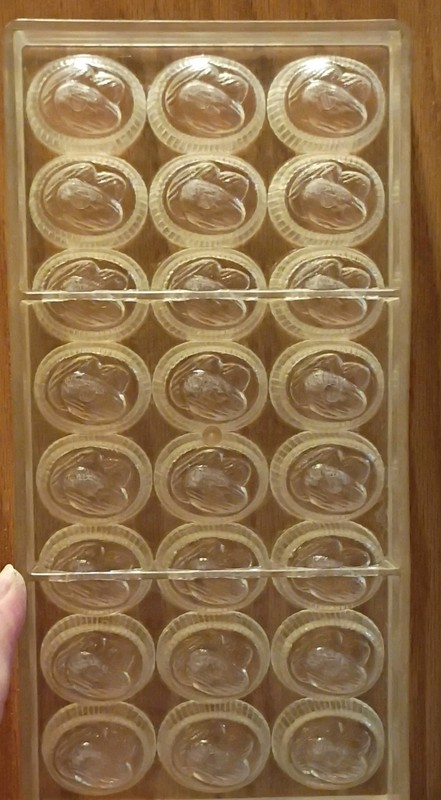 Polycarbonate Crown & Nuts Chocolate Bon Bon Molds Set Of 3 gallery
