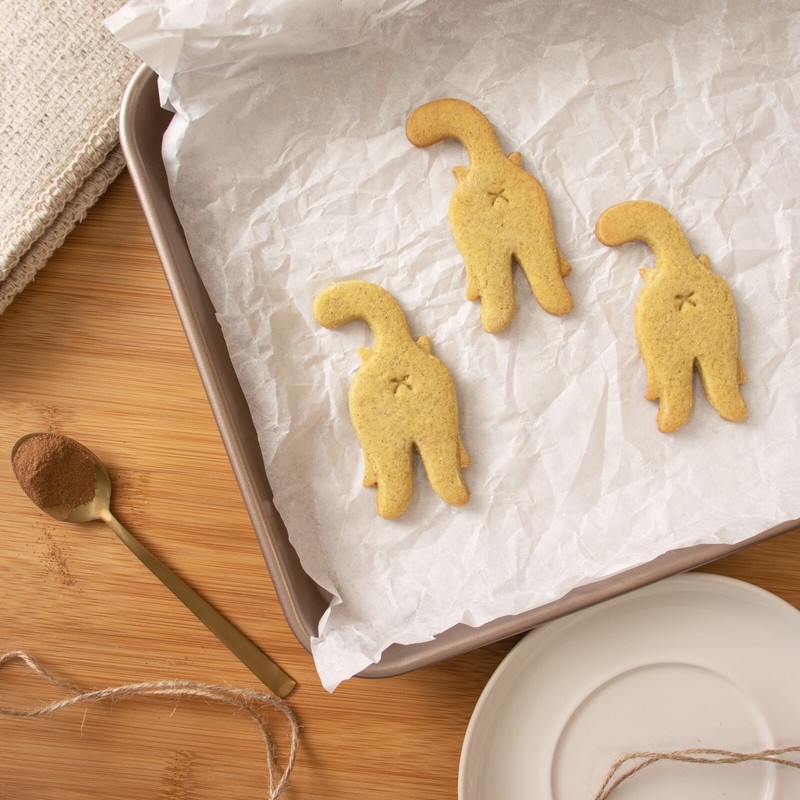 Kitty Butt Cookie Cutter - cat treats kitten meow feline adoption rescue gift gallery