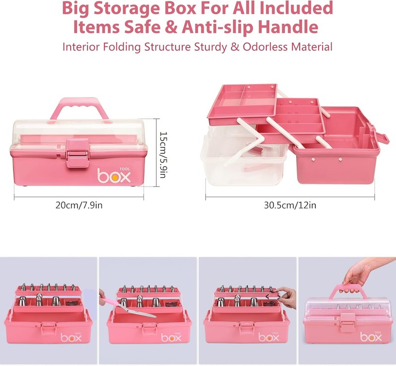 Cake Decorating Supplies Tools Kit: 358Pcs Baking Accessories with Storage Case gallery
