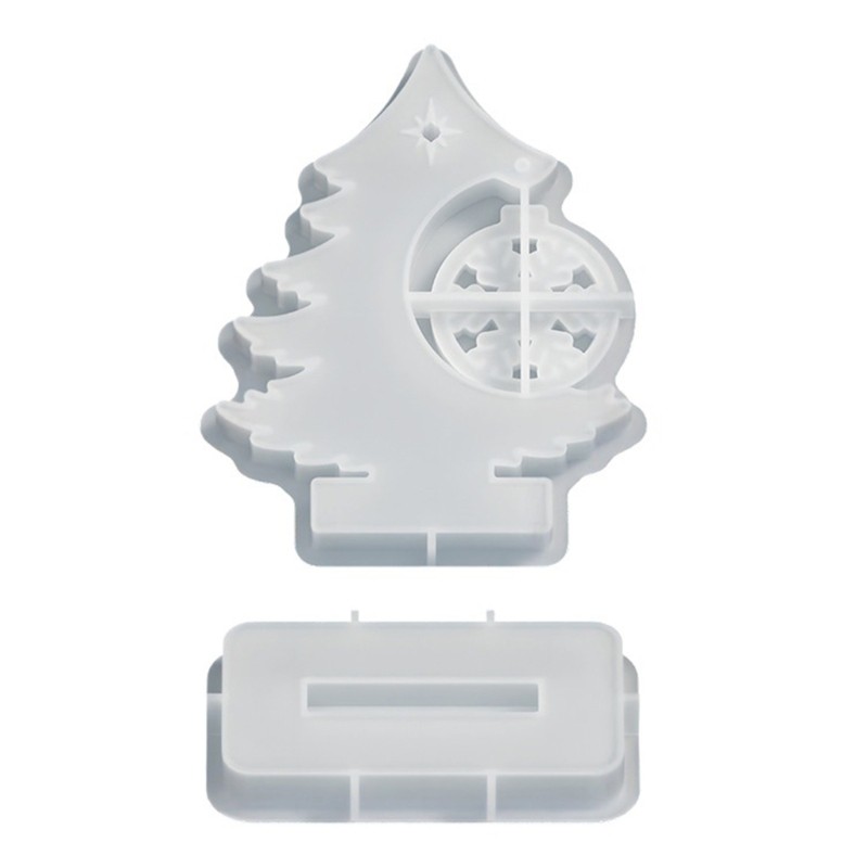 Silicone Christmas Tree Mold High Temp Resistance Handmade Art Supplies