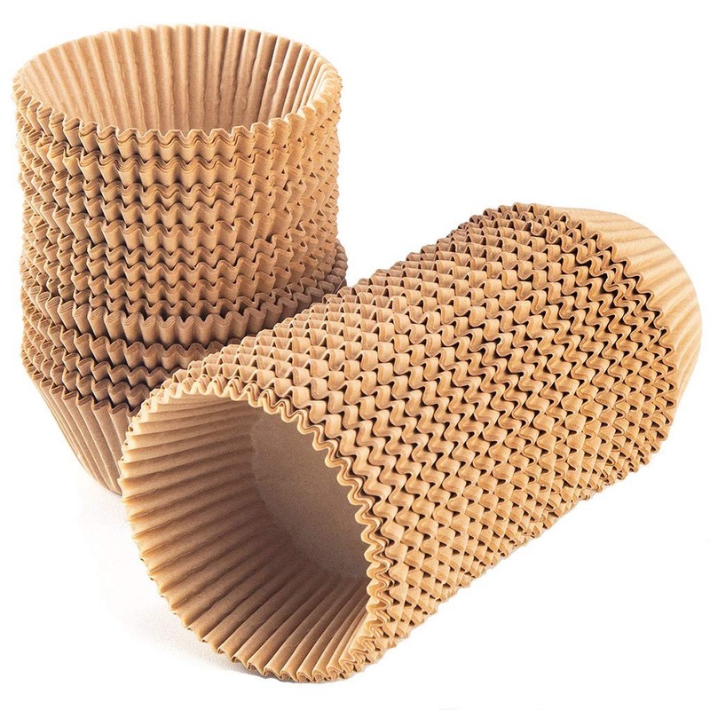 Standard Natural Cupcake Liners 500 Count No Smell Grease Proof Paper Muffin gallery