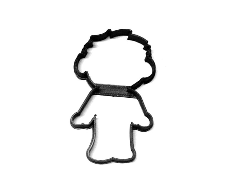 BOY AND GIRL SKELETON COSTUMES OUTLINES TRICK OR TREAT COOKIE CUTTER USA PR1386 gallery