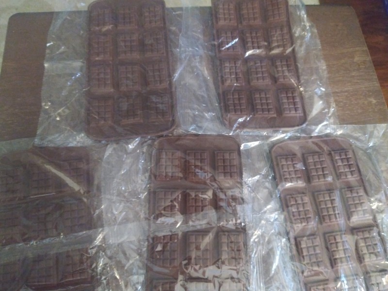 X 5 Silicone Chocolate Candy Baking Mold 12 Cell Candy Ice Pack Mould Casting