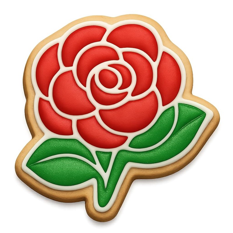 Double Bloom Camellia Cookie Cutter & Stamp, Fondant & Clay - 4x3.6 gallery
