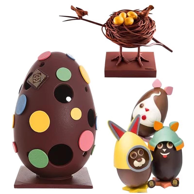 Egg Shape Soap Mold Non Stick Silicone Half Egg Mold for Soap Making, Truffle... gallery
