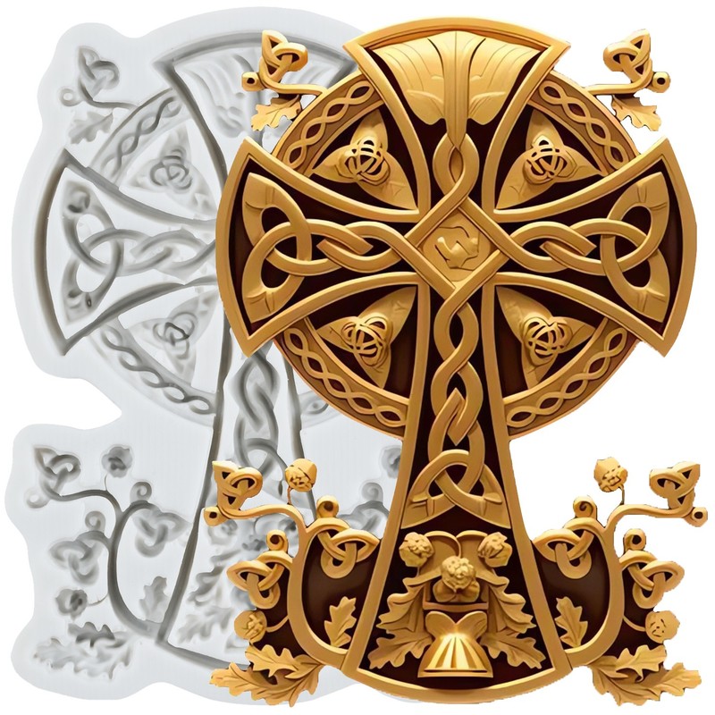 Cross Silicone Molds Baptism Cross Fondant Cake Decorating Tools
