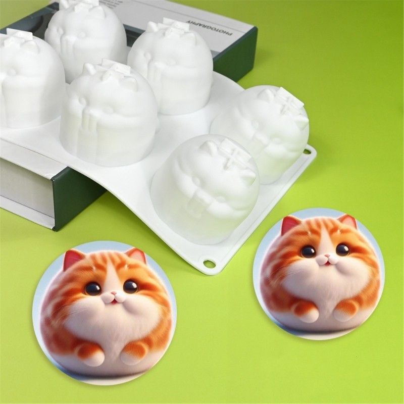 Stable Silicone Cats Molds for Easy Demold Chocolates and Squeeze Toy Charm gallery