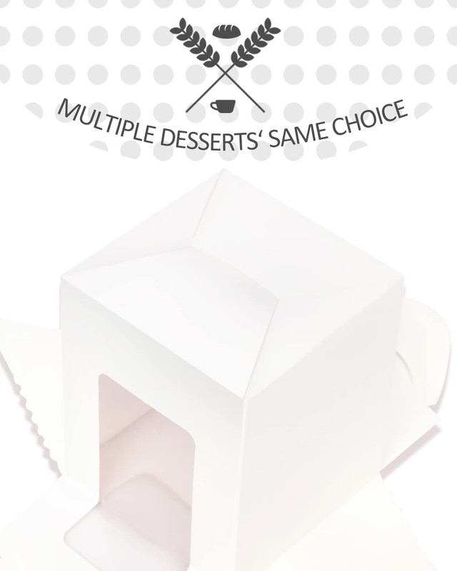 100Packs Cupcake Boxes Individual Cupcake Holders Disposable White Single Cup... gallery