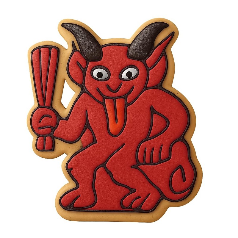 Traditional Krampus Cookie Cutter & Stamp - 3.2x4 gallery