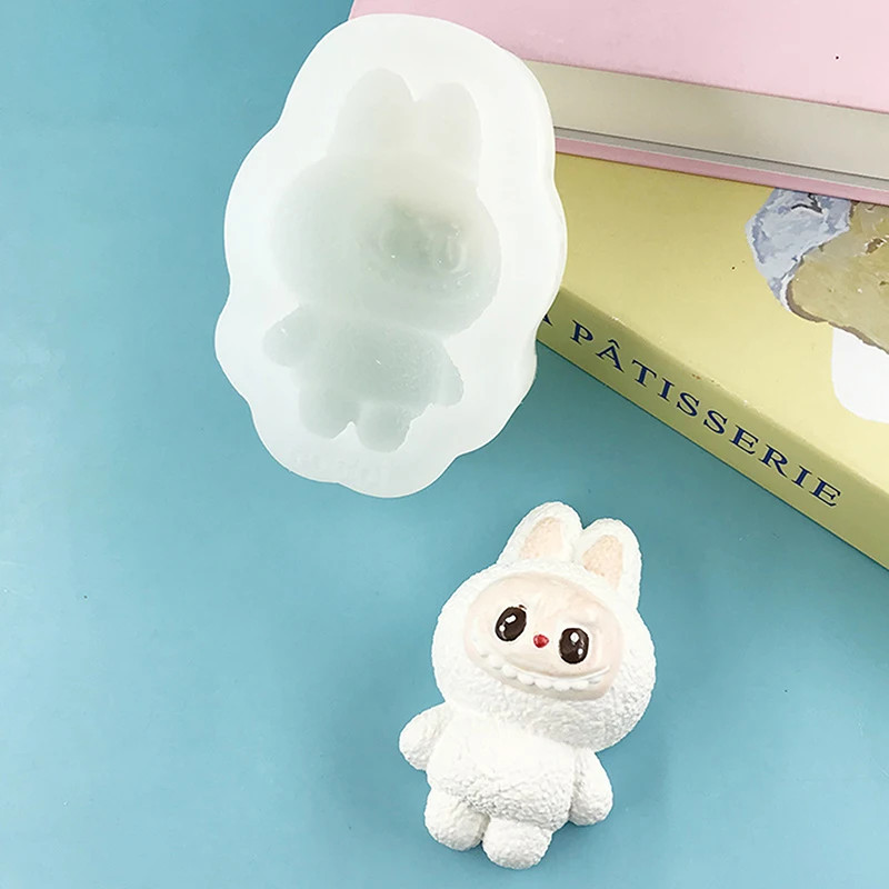 Labubu Cake Silicone Mold Chocolate Candy Ice Cream Mould DIY Baking Tool gallery