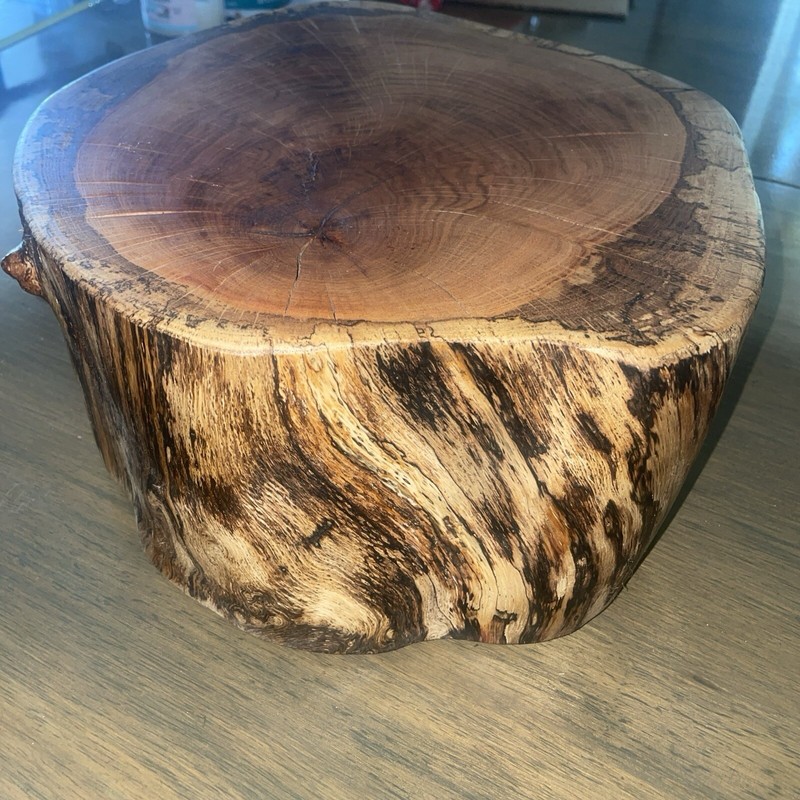 Handmade Large Red Oak Chopping Block/Cake Stand/wedding Cake Stand gallery