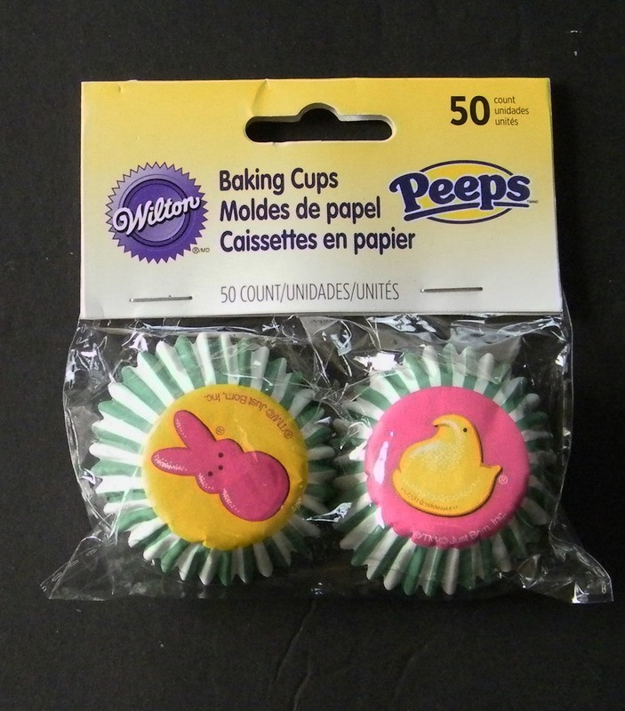 2 Pkgs Wilton Baking Cups Easter Bunny Peeps Mini 100 Count Pink Yellow Chick gallery