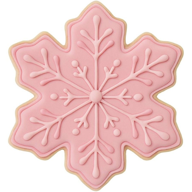 Snowflake Christmas Cookie Cutter 4'' Metal gallery