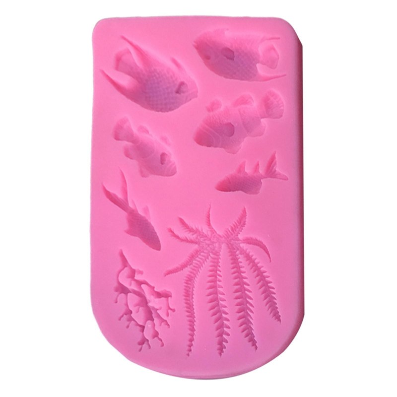 Sea Shell Silicone Mould Cake Sugarcraft Starfish Decorating Icing Fondant Mold
