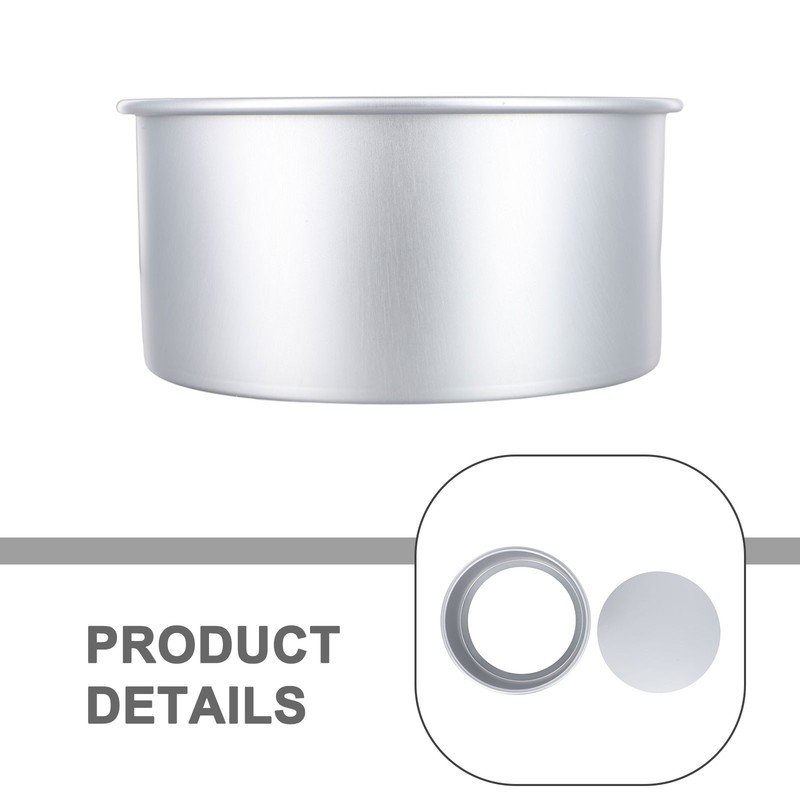 Premium Aluminum Alloy Baking Pan for Chiffon Cakes 8 Inch Round Shape gallery