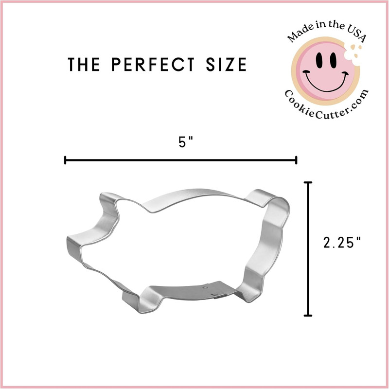 Marranitos Pig Cookie Cutter 5 Inch –Tin Plated Steel Cookie Cutters – Marranito gallery